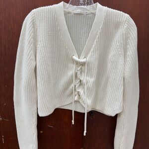 Millau Ivory Knit Sweater